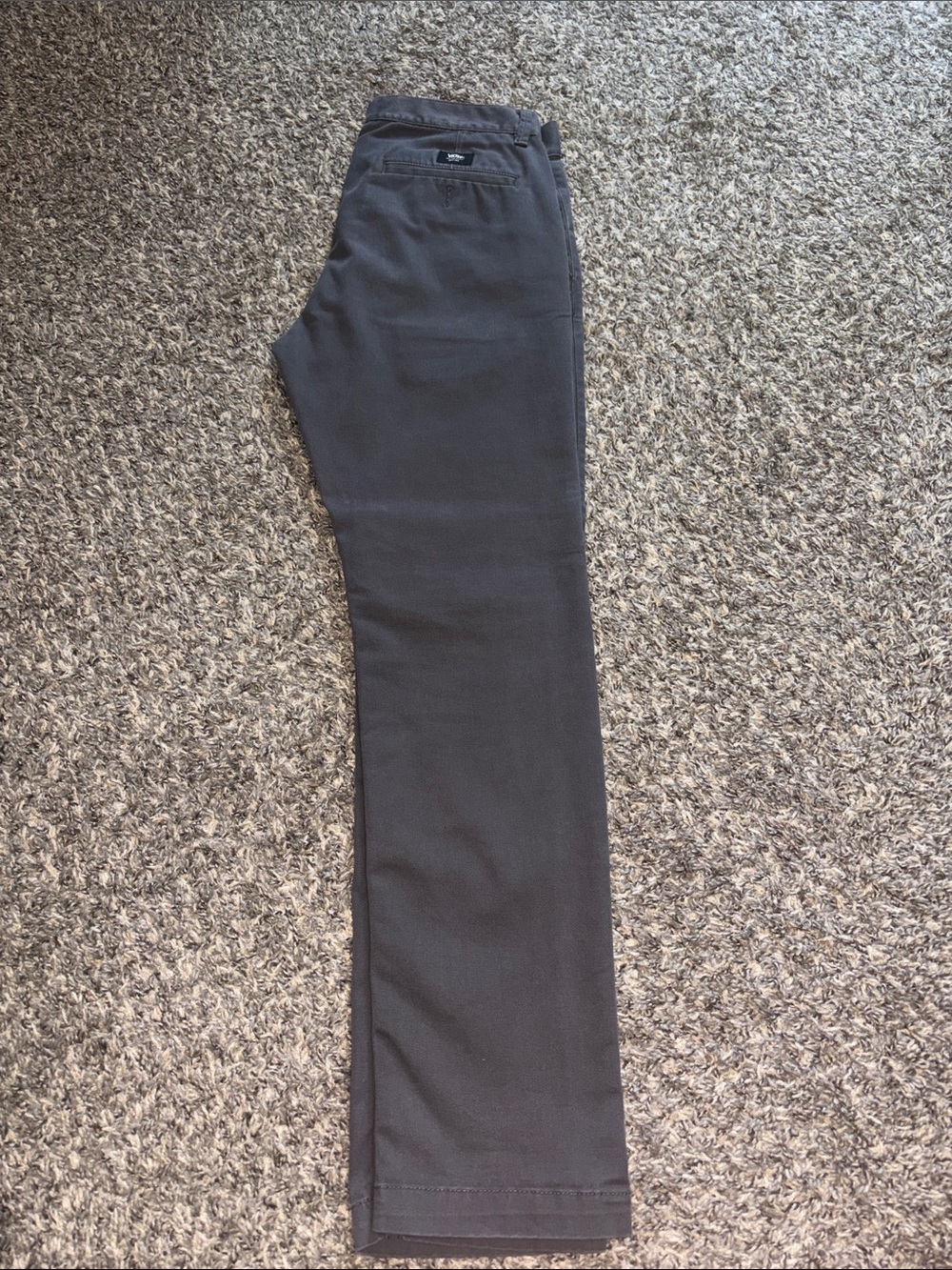 Vans Men's Charcoal Straight-Leg Chinos